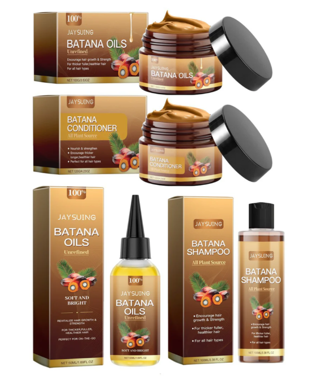 Batana Soft and Shiny Hair Care Set