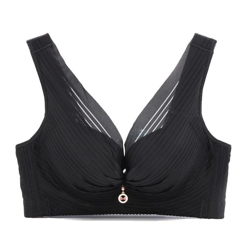 2021 NEW ARRIVAL PLUS SIZE SEAMLESS WIRELESS FULL COVERAGE PUSH UP COMFORT STRAP THIN BRA
