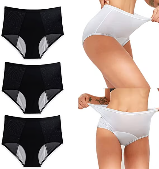 High Waist Leak Proof Panties Plus Size L-6XL