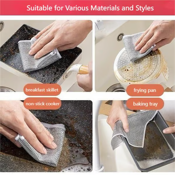 š„Multipurpose Thread Miracle Cleaning Cloths