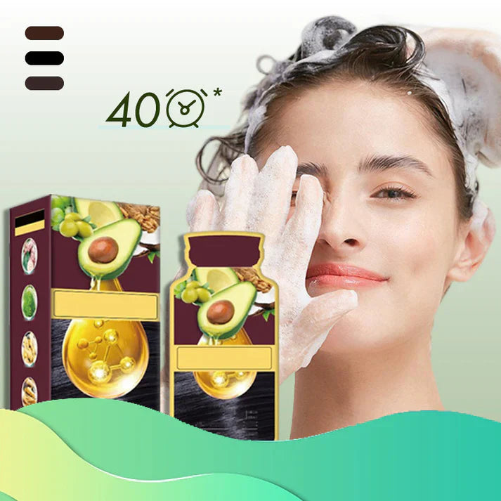 Plant Extract Hair Dye Shampoo(50% OFF)