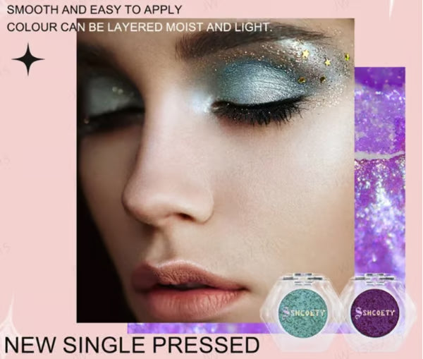 Double chrome eye shadow