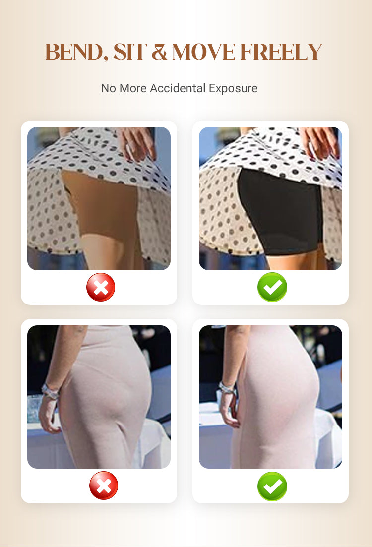 Women's High-Waisted Ice Silk Tummy Control and Butt Lift Underwear