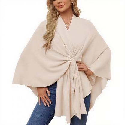 🏆No. 1 Seller In The Fall💥🔥Elegant Solid Color Cape Shawl
