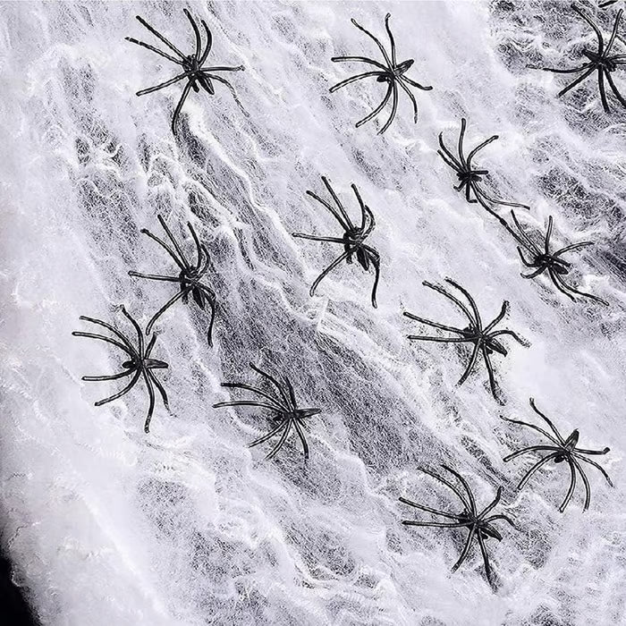 🏆2025 Halloween Hot Sale⚡Halloween Spider Web Décor – Spooky Decorations
