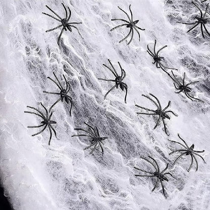 🏆2025 Halloween Hot Sale⚡Halloween Spider Web Décor – Spooky Decorations