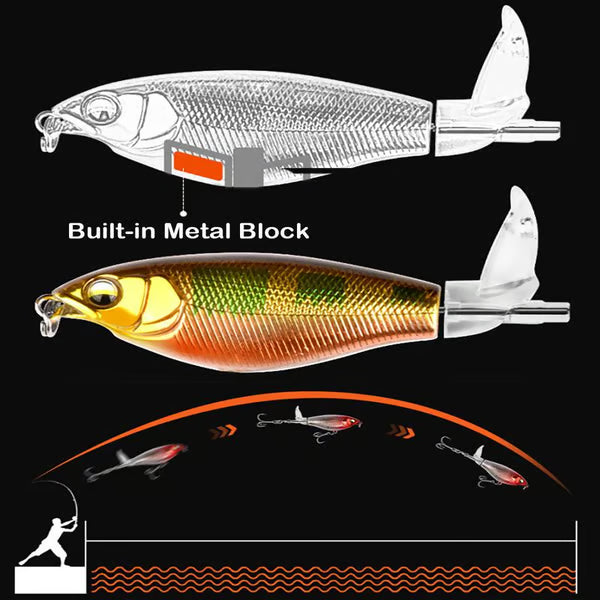 ✨🔥5PCS-Top Floating Swimming Water Bass Fishing Lures