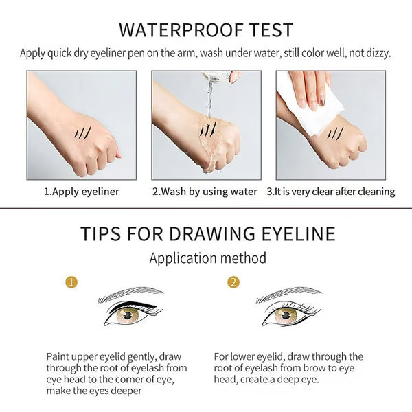 💗LAST DAY PROMOTION - 50%OFF🎁✨14-Pack Eyeliner Pencil Waterproof Colored Paste Liners with Metallic & Shimmer Finishes Smudge-Proof