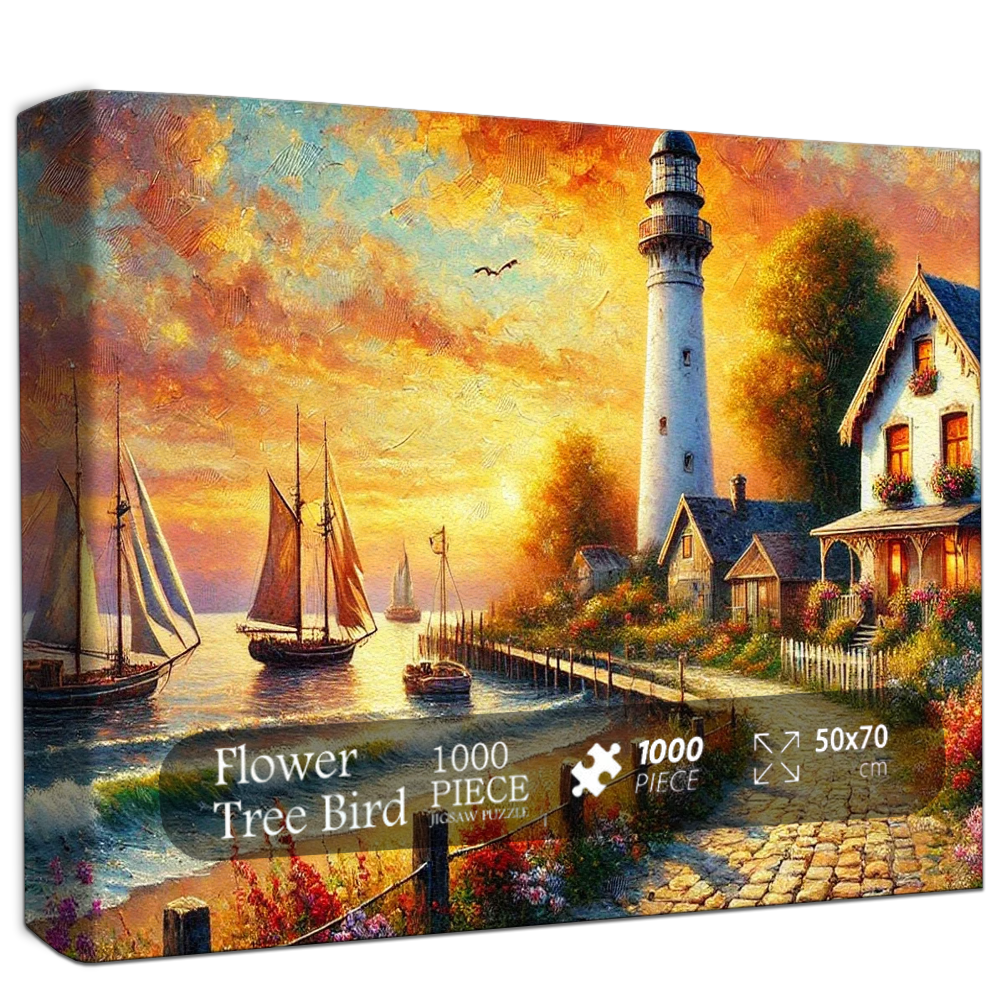 Sunset Shores Jigsaw Puzzle 500 1000 Pieces