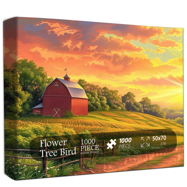 Golden Countryside Jigsaw Puzzle 500 1000 Pieces