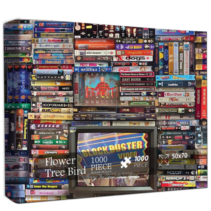 Blockbuster Era Jigsaw Puzzle 500 1000 Pieces