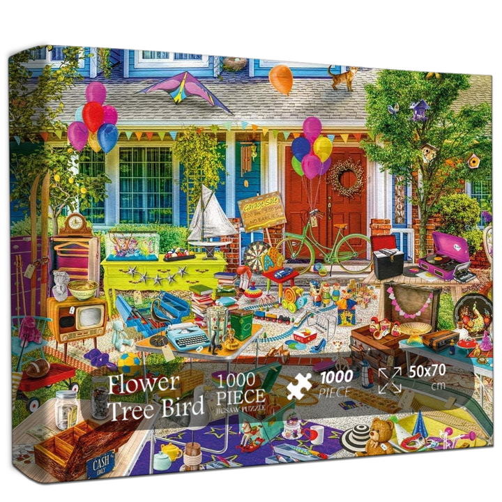 Yard Sale Treasures Jigsaw Puzzle 500 1000 Pieces