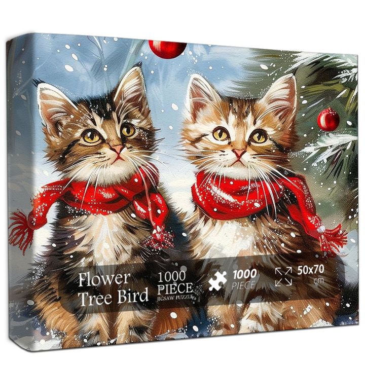 Festive Kittens Jigsaw Puzzle 500 1000 Pieces