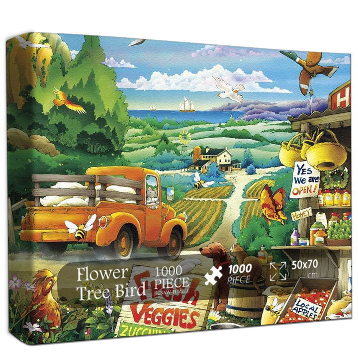 Small Town Charm Jigsaw Puzzle 500 1000 Pieces