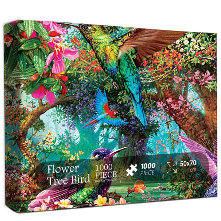 Hummingbird Garden Jigsaw Puzzle 500 1000 Pieces