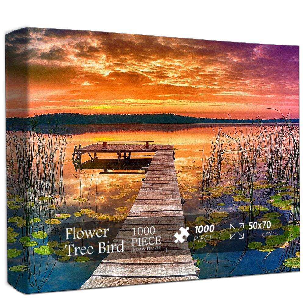 Lake Serenity Jigsaw Puzzle 500 1000 Pieces