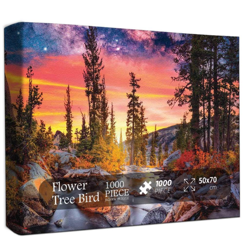 Monochrome Forest Jigsaw Puzzle 500 1000 Pieces