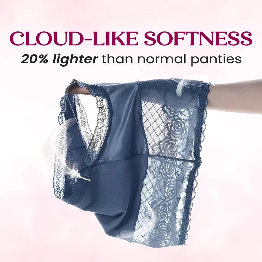 LacyFit 💖Last Day 70% OFF✨⛱️#1 Free Shipping🏆- Silky Comfort High Waist Hiplift Panties