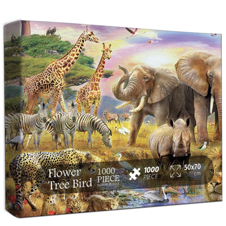 Savannah Majesty Jigsaw Puzzle 500 1000 Pieces