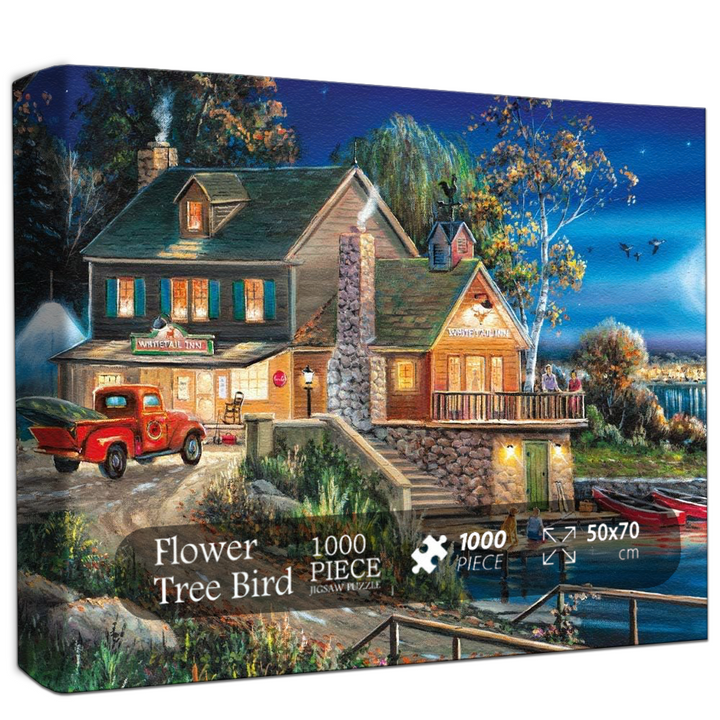 Moonlit Inn Jigsaw Puzzle 500 1000 Pieces