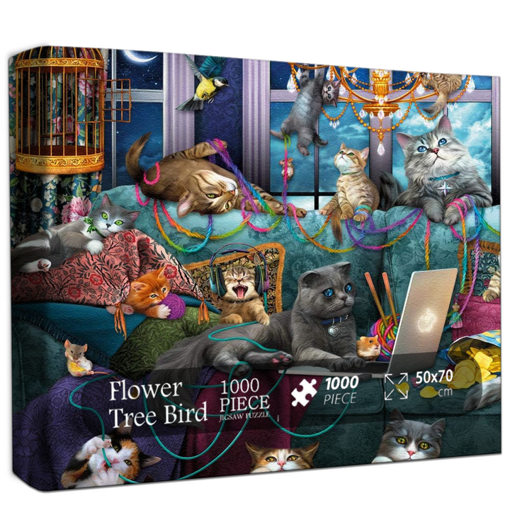 Birds in Bloom Jigsaw Puzzle 500 1000 Pieces