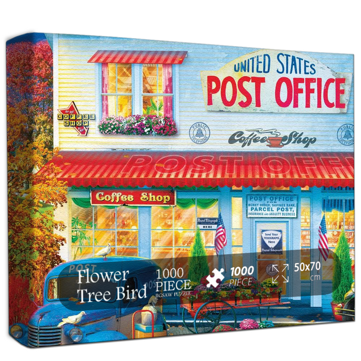 Small Town Charm Jigsaw Puzzle 500 1000 Pieces