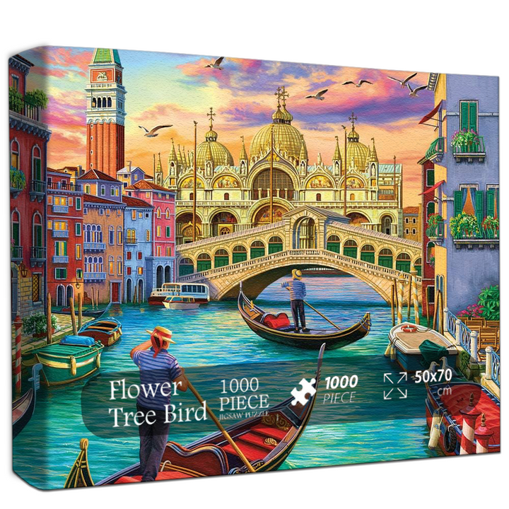 Venetian Charm Jigsaw Puzzle 500 1000 Pieces