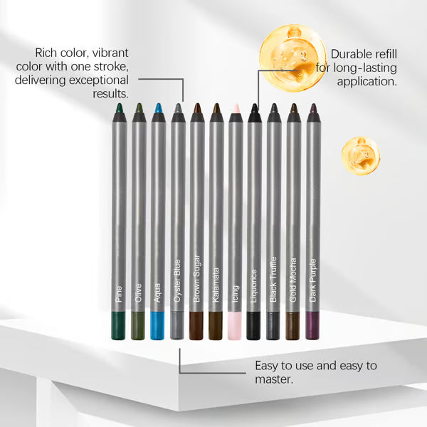 🌟 【24H Lock】1440-Minute Smudge-Proof Eyeliner| Precision Define, All-Day Stay, Transfer-Resistant Makeup Duo 🌟