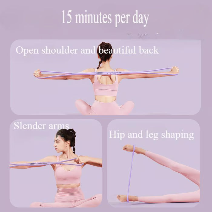 🏆Flash Sale⚡ 50K+ SOLD! Almost Gone-💥🔥Resistance Bands, Figure 8 Exercise Bands for Women Men