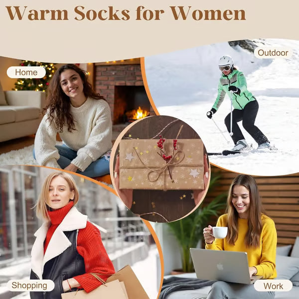 5 Pairs Women's Solid Mid-calf Socks