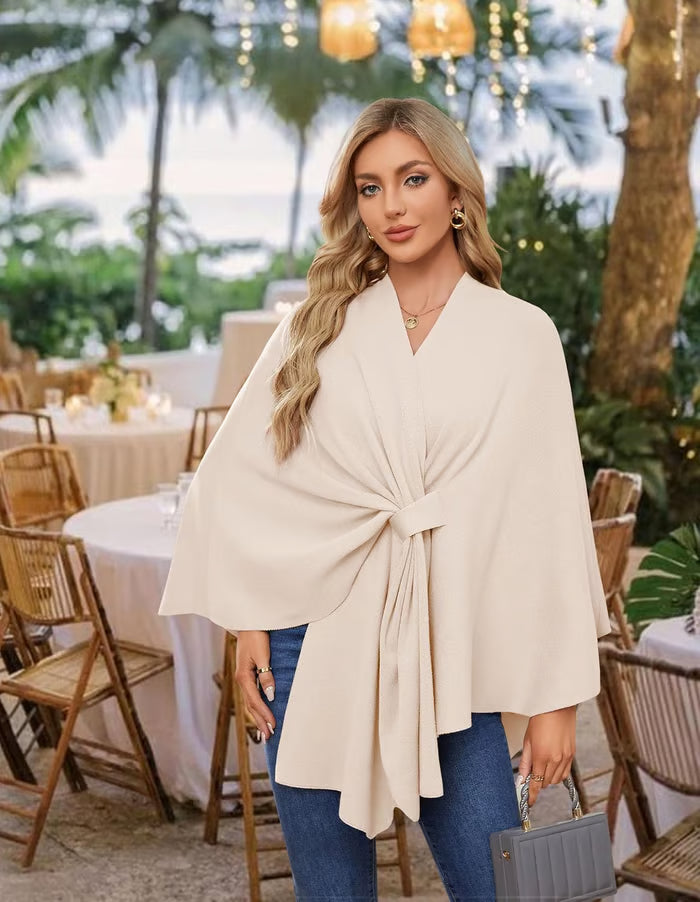 🏆No. 1 Seller In The Fall💥🔥Elegant Solid Color Cape Shawl