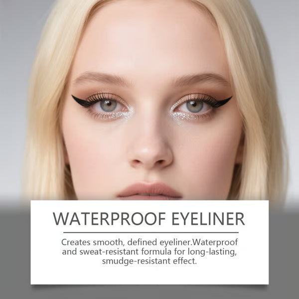 🌟 【24H Lock】1440-Minute Smudge-Proof Eyeliner| Precision Define, All-Day Stay, Transfer-Resistant Makeup Duo 🌟