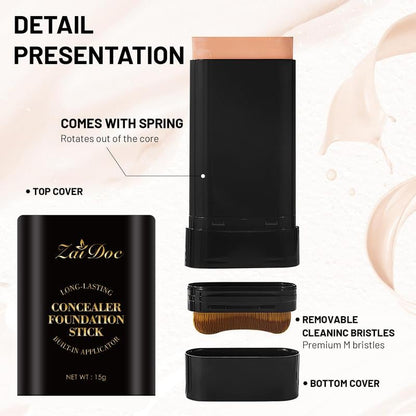 💥Dual-Ended Eraser Foundation Stick: Conceal & Highlight