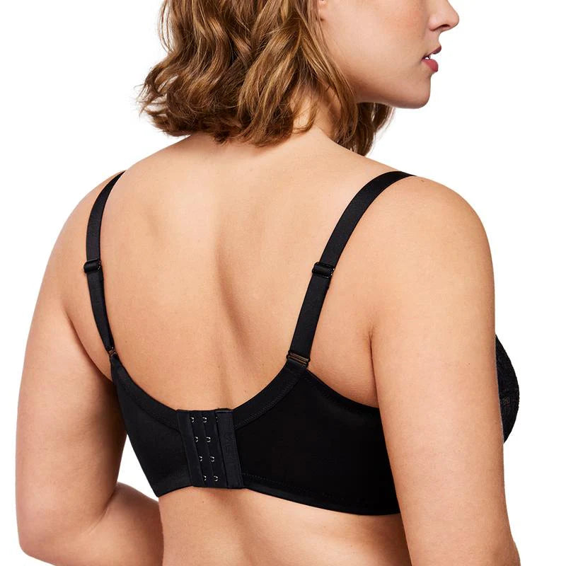 🔥🔥Floral Lace Plus Size Underwire Unlined Unpadded Minimizer Full Coverage Bra
