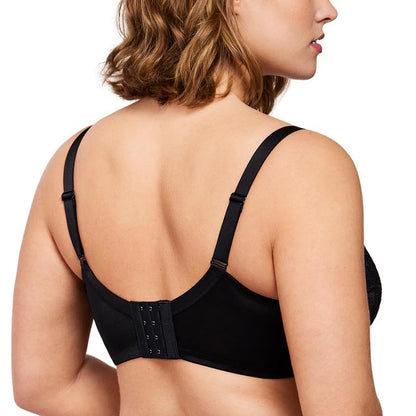 🔥🔥Floral Lace Plus Size Underwire Unlined Unpadded Minimizer Full Coverage Bra