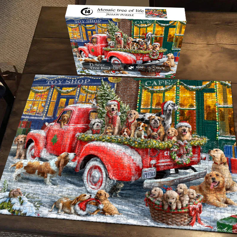 Retro Garage Night Jigsaw Puzzle 500 1000 Pieces