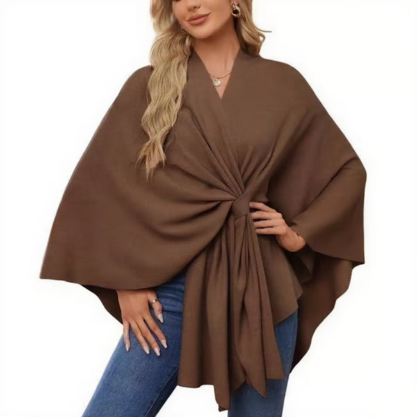 🏆No. 1 Seller In The Fall💥🔥Elegant Solid Color Cape Shawl
