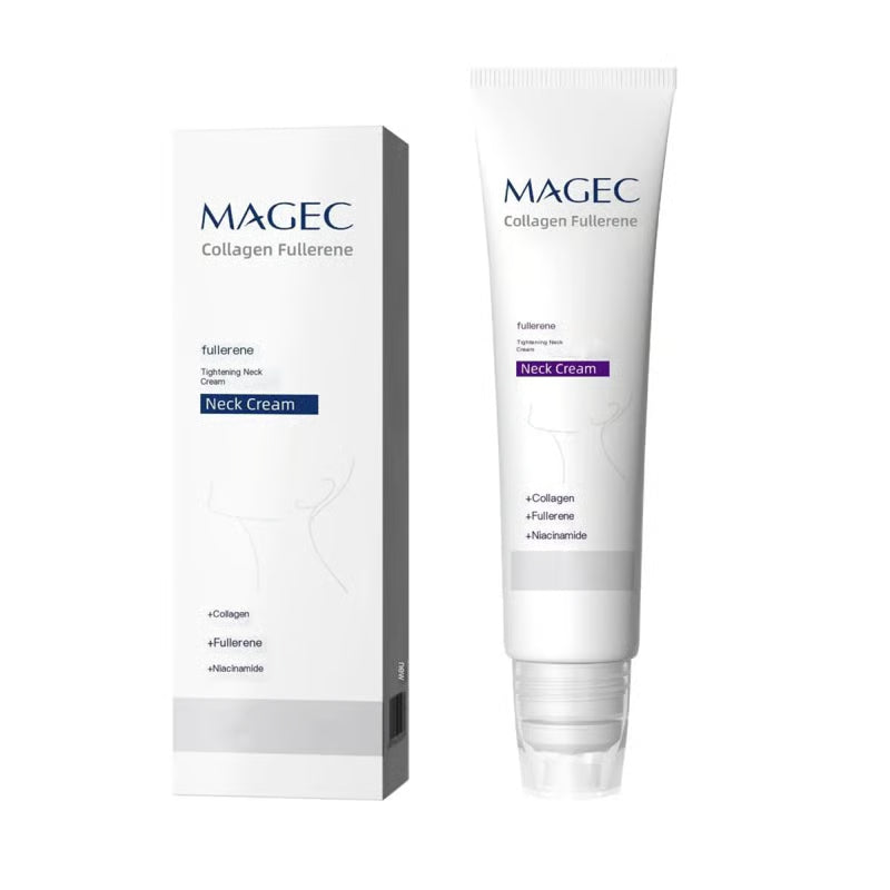 Roller Massage Neck Cream 🧴 Collagen & Hyaluronic Acid | Firms Neck, Reduces Wrinkles & Double Chin