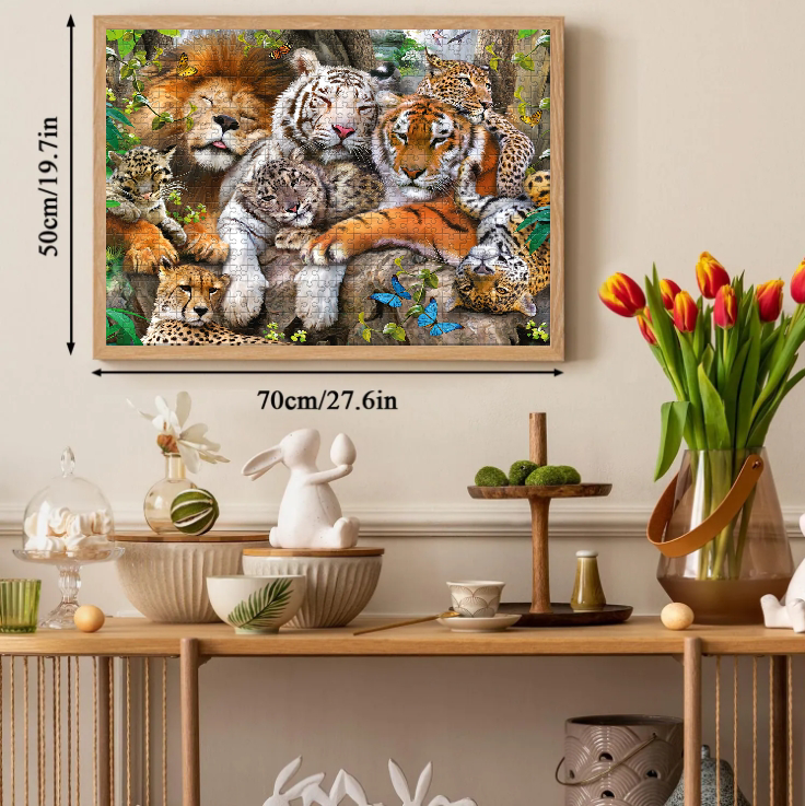 Cats and Books Jigsaw Puzzle 500 1000 Pieces