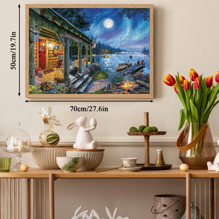 Moonlit Haven Jigsaw Puzzle 500 1000 Pieces