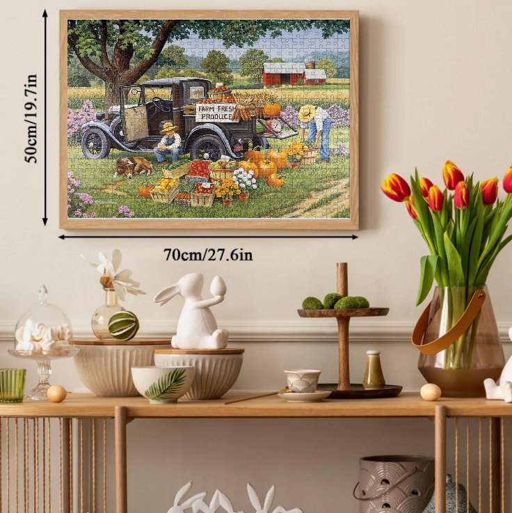 Golden Fields Jigsaw Puzzle 500 1000 Pieces