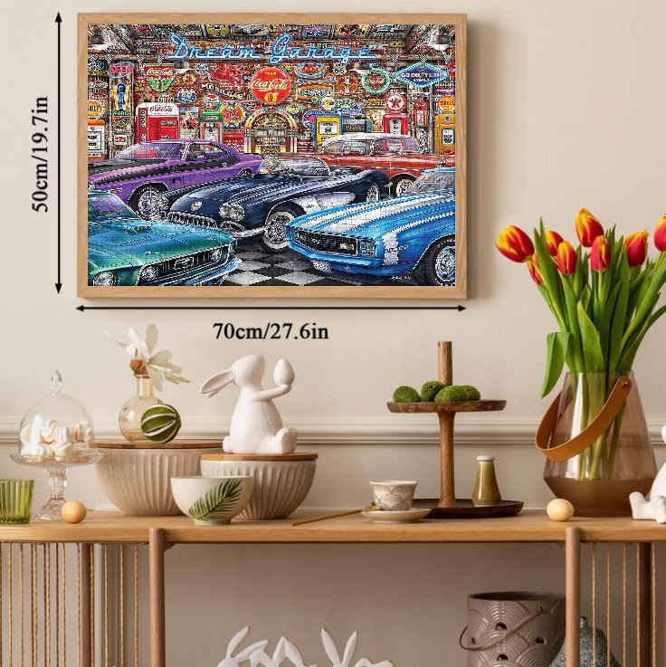 Dream Garage Jigsaw Puzzle 500 1000 Pieces