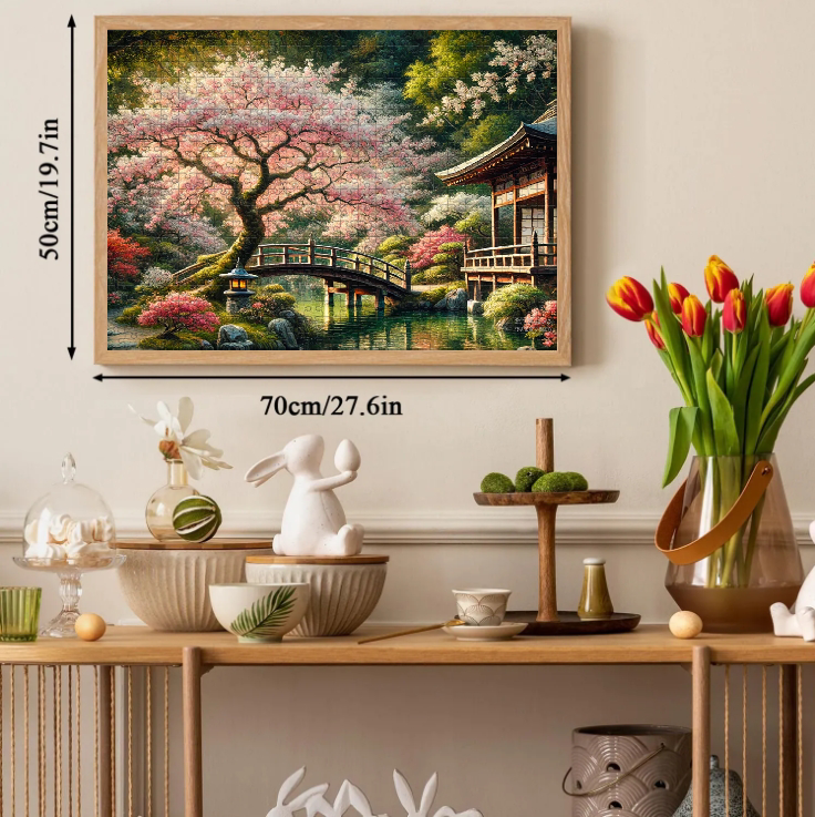 Serenity in Bloom Jigsaw Puzzle 500 1000 Pieces