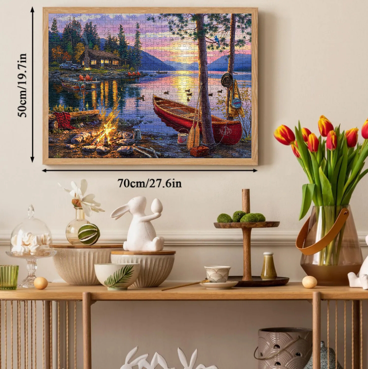 Tranquil Lake Jigsaw Puzzle 500 1000 Pieces