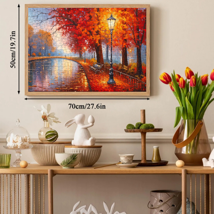 Autumn Path Jigsaw Puzzle 500 1000 Pieces