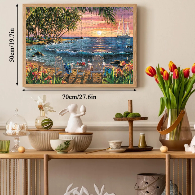 Tropical Serenity Jigsaw Puzzle 500 1000 Pieces