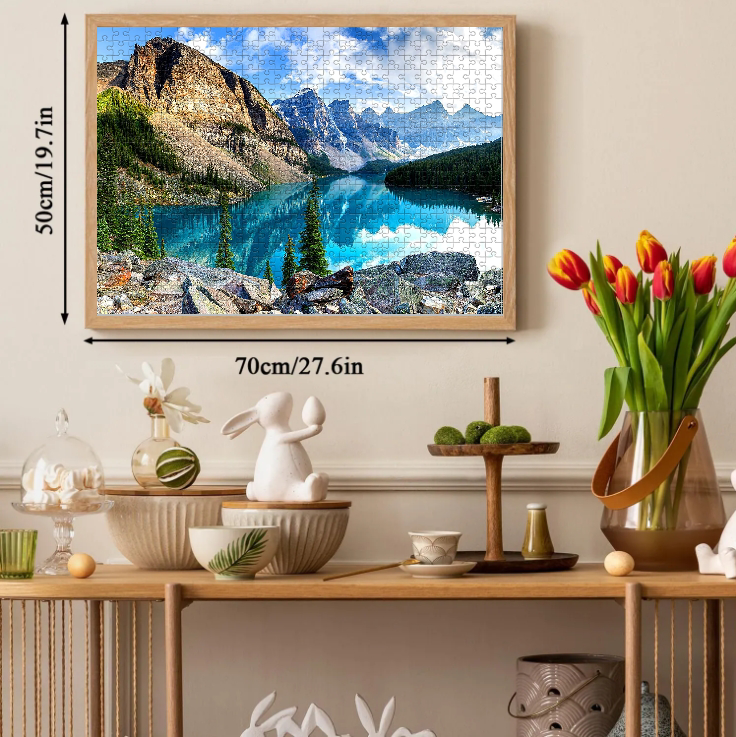 Moraine Lake Mirror Jigsaw Puzzle 500 1000 Pieces