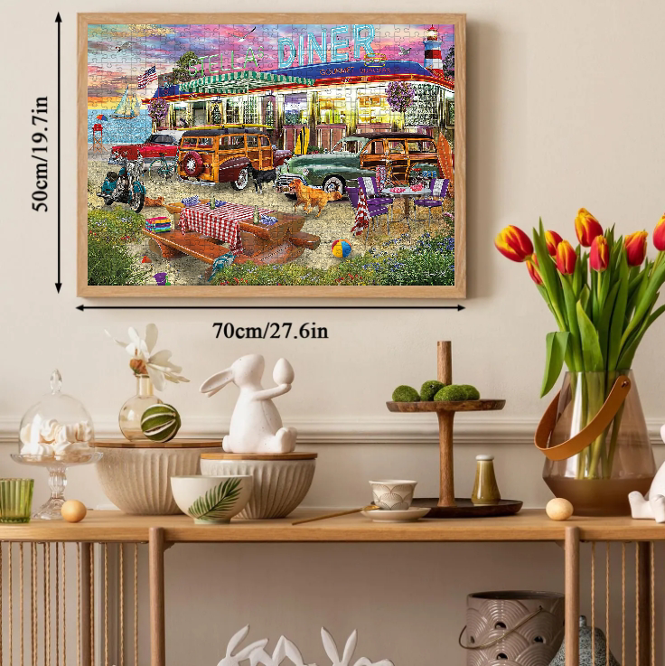 Beach Diner Jigsaw Puzzle 500 1000 Pieces