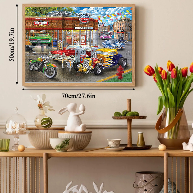 Dream Garage Jigsaw Puzzle 500 1000 Pieces