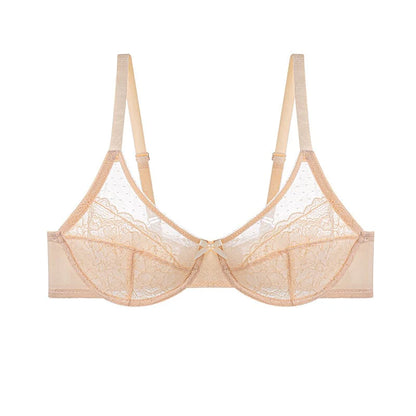 🔥🔥Floral Lace Plus Size Underwire Unlined Unpadded Minimizer Full Coverage Bra